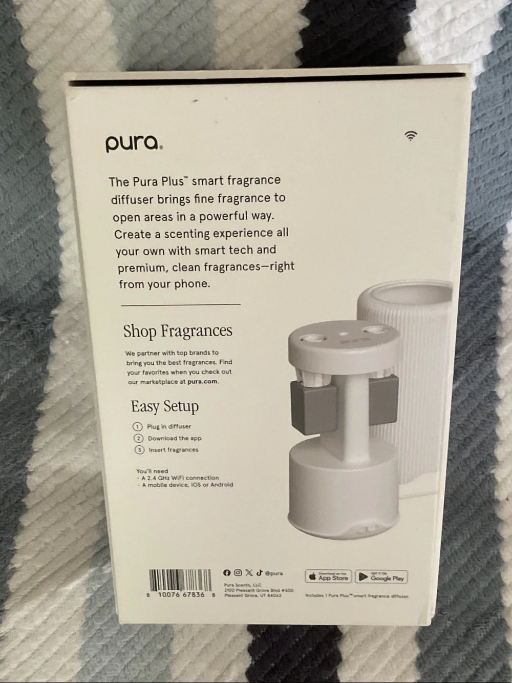 Pura Plus Smart Fragrance Diffuser Large Space White